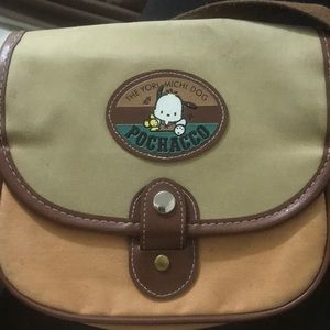 Vintage Pochacco brown purse.